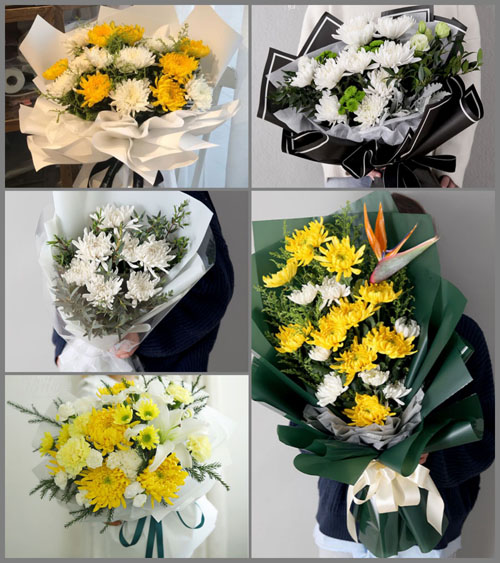 上海浦东新区祝桥镇明星村白事花束代送